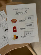 Homeschool Printable: Apple Unit Study